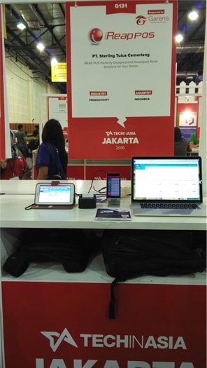 iREAP POS di TechinAsia in Jakarta 2016