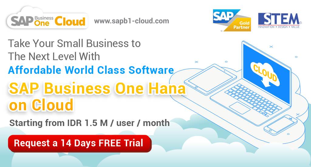 sap business one hana on cloud - stem solution sap business one indonesia