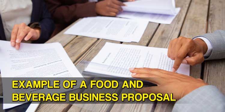 Example of a Food an Beverage Business Proposal