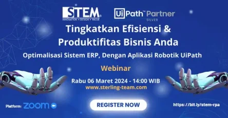 Webinar UiPath RPA Untuk Meningkatkan Efisiensi dan Produktifitas Bisnis Anda