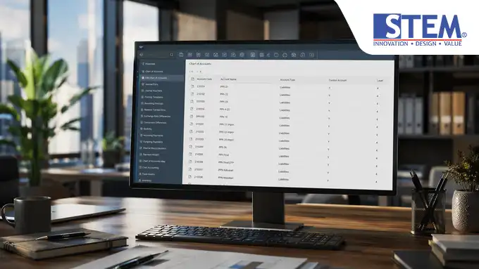 Dashboard modul Financials SAP Business One menampilkan menu Withholding Tax dan bagan akun pajak pemotongan