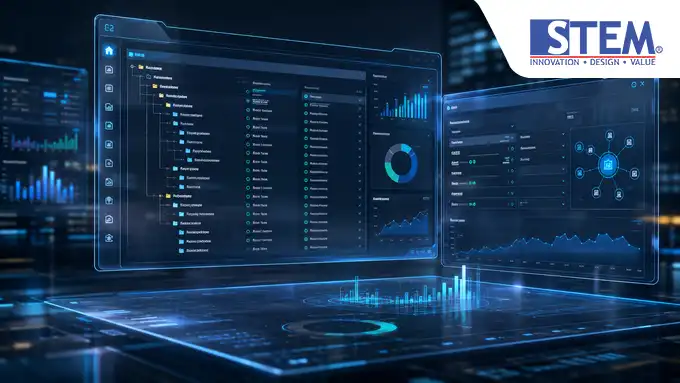 Dashboard modul Financial SAP Business One menampilkan struktur Chart of Accounts dan pengaturan Control Account untuk akurasi laporan keuangan perusahaan