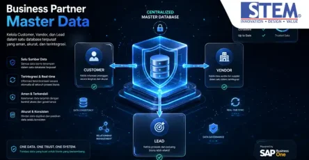 Panduan lengkap Business Partner Master Data SAP Business One untuk manajemen data vendor, customer, dan lead