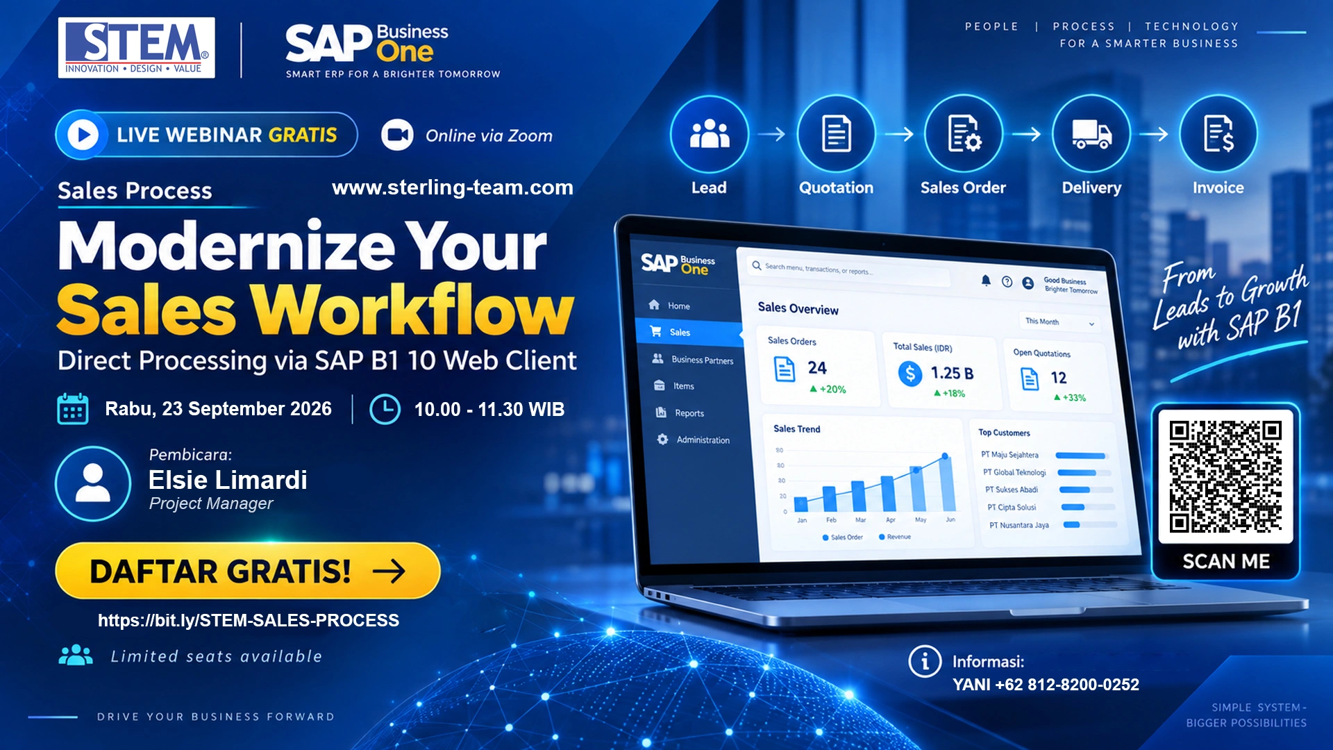 webinar Modernize Your Sales Workflow Direct Processing via SAP B1 10 Web Client