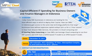 Capital Efficient IT Spending for Business Owners & Finance Managers in Indonesia Capital Efficient IT Spending for Business Owners & Finance Managers in Indonesia