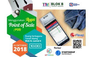 iREAP POS Event di Tanah Abang - Menggunakan Apps Point of Sale (POS) iREAP POS Event di Tanah Abang - Menggunakan Apps Point of Sale (POS)